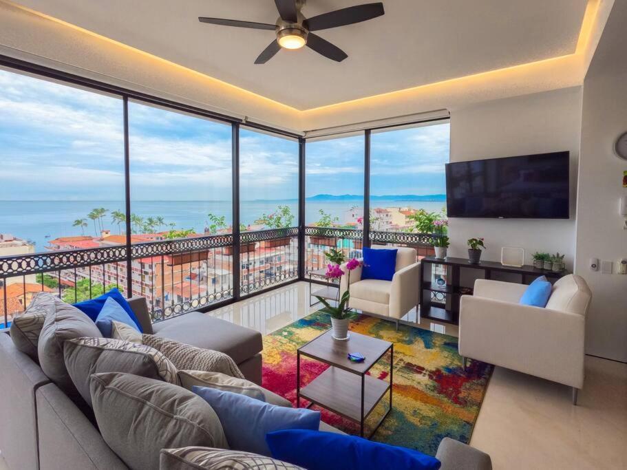 Luxury Oceanview Modern Condo Puerto Vallarta Luaran gambar